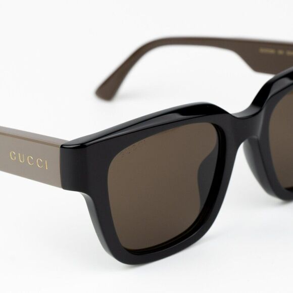 NEW Gucci GG1670SK 004 Black Green Brown Unisex Square Sunglasses GG 1670SK main image 9